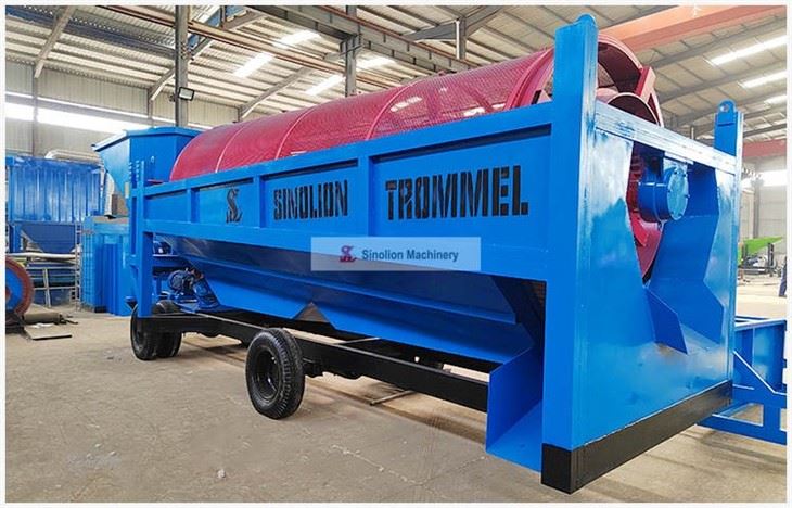 Mobile Alluvial Gold Washing Plant